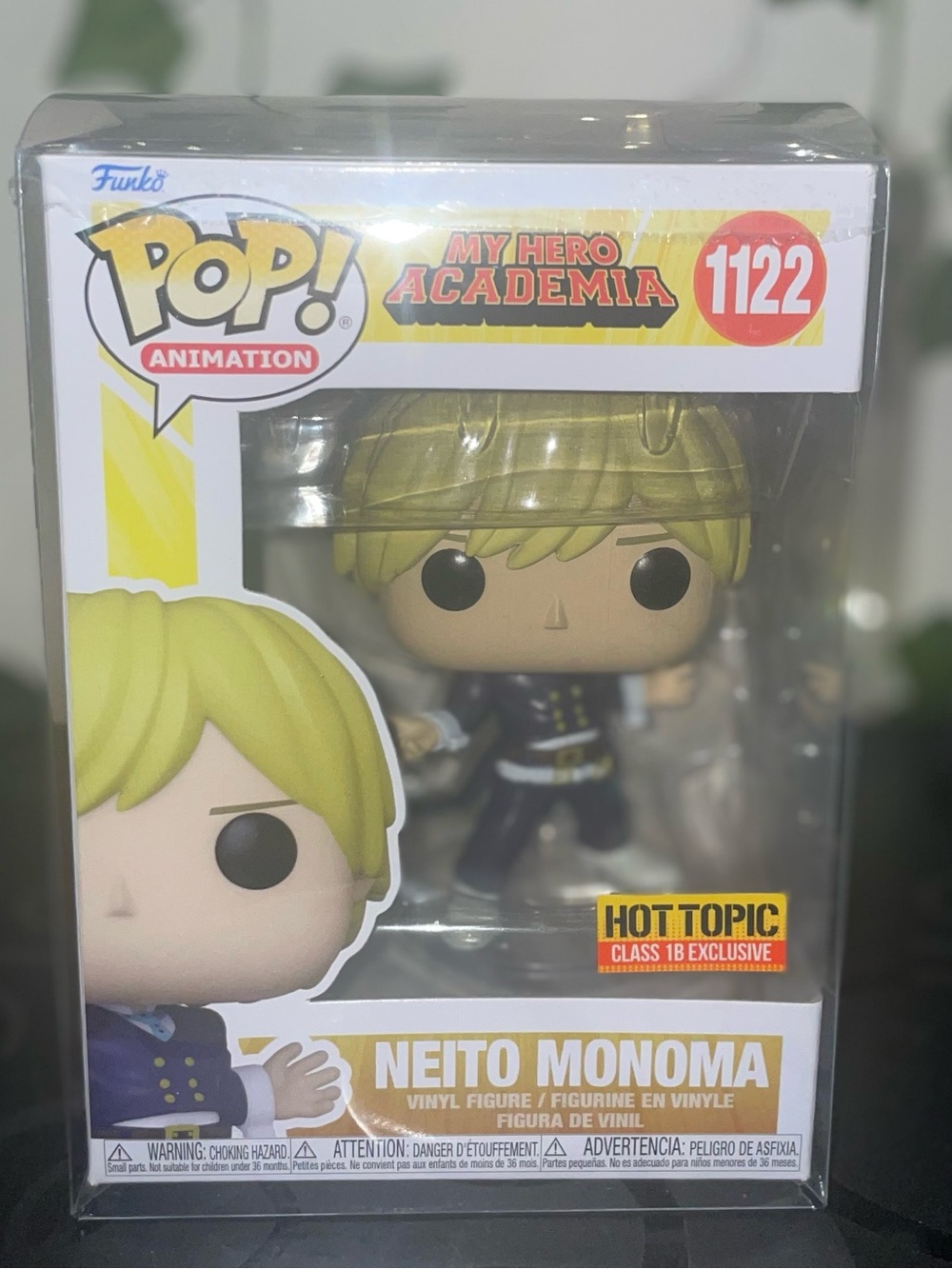 Funko Pop! My Hero Academia Neito Monoma - Yellow, Navy